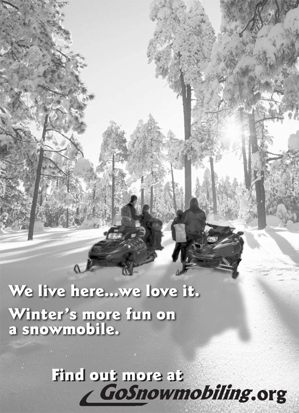 Gosnowmobiling.org print advertisements, ISMA (International Snowmobile ...