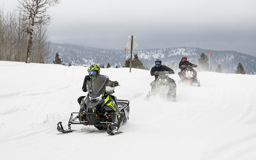 Snowmobile lodge